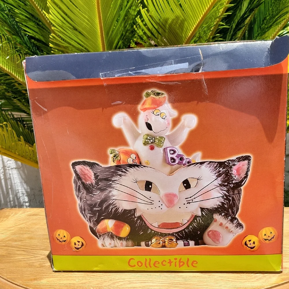 Halloween Cat Bowl